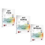 3D Ayt Fizik Kimya Ve Biyoloji Deneme Seti 3 Kitap