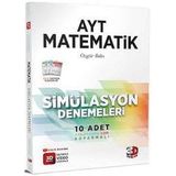 3D Ayt Matematik 10 Lu Simülasyon 2023 Denemeleri Video Çözümlü (Yeni) (Mstzn)