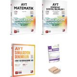 3D Ayt Matematik Sosyal Bilimler 1 + Ayt Eşit Ağr 3'lü Simülasyon Deneme Yks 2026 + Tutucu + Deneme