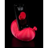 3D Baskı Balon Şeklinde Telefon Standı - Masaüstü Dekoratif Telefon Tutucu - Kırmızı