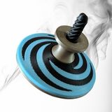 3D Baskı Desenli Dönen Topaç – Spiral, Nokta ve Örgü Model – El ile Çevirmeli Eğitici Oyuncak