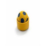 3D Baskı Fidget Clicker Stres Oyuncağı, Basmalı Anti Stres Oyuncak, Futbol, Basketbol ve Çiçek Model Seçenekleri (Sarı Mavi)