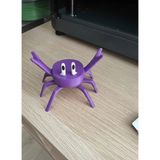 3D Baskı Gezegeni Yengeç Tasarımlı Kaşıklık - Tezgah Üstü Dekoratif Kaşık Altlığı & Tutucu - Mor