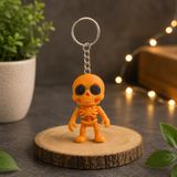 3D Baskı Hareketli İskelet Anahtarlık, Eklemli İskelet Figür, Çanta Süsü, Dekoratif Aksesuar