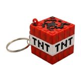 3D Baskı Minecraft TNT Blok Anahtarlık - Oyuncu (Gamer) Çanta ve Anahtar Aksesuarı