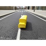 3D Baskı Okul Otobüsü Maketi - Dekoratif Oyuncak Model (Sarı - 20 Cm)