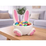 3D Baskı Tavşan Kulaklı Şekerlik – Dekoratif Çikolata Kasesi – Hediyelik Bunny Bowl
