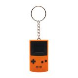 3D Baskı Turuncu Retro Oyun Konsolu (Gameboy) Anahtarlık - Canlı Renkli Oyuncu (Gamer) Aksesuarı