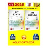 3D Çözüm 2026 Ayt Simulasyon Kimya24-Biyoloji24 2 Kitap Sayısal Deneme Set+Tablet Kalem