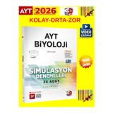 3D Çözüm Yayınları 2026 Ayt Simulasyon Biyoloji 24 Lü Kolay-Orta-Zor Video Çözümlü Deneme+Kalem