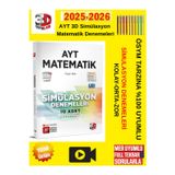 3D Çözüm Yayınları 3D 2026Ayt Matematik Simülasyon 10'Lu Deneme + Android Kalem