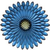 3D Duvar Sanatı Dekor Metal Çiçek Duvar Sanatı Süslemeleri Yaratıcı Duvara Asılı Heykeller İç Mekan Dış Mekan Ev Bahçe Veranda Oturma Odası Yatak Odası Mutfak Dekorasyonu için Dekor (Boyut: Sarı)