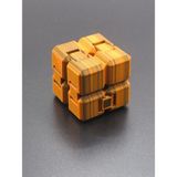 3D Fabrika Orange Clutch 3D Puzzle Küp | 1 Parça Canlı Renkli El Becerisi Geliştirici Oyuncak PLA+ Malzemeden
