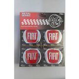3D Fiat Alüminyum Yapıştırma Jant Göbeği 4'lü 60mm