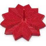 3D Geometrik Spiral Yıldız - Eğitici Stem Oyuncak & Montessori Uyumlu Görsel Algı Geliştirici Matematik Materyali - Kırmızı