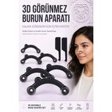 3D Görünmez Burun Aparatı Kalkık Burun Şekillendirici Set Gizli Burun Köprüsü Düzleştirici Aparat 723736