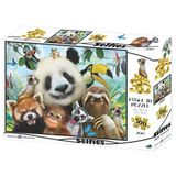 3D - Hayvanat Bahçesi Selfie 500 Parça Yetişkin Puzzle