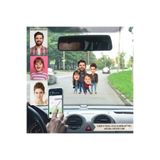 3D Hediye Dünyası Araba Dikiz Ayna Süsü Fotoğraflı Aile Karikatür Figürlü Yeni Araba Hediyesi Fotoğraflı Aksesuar