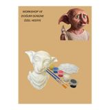 3D Hobby 3D Dobby Harry Potter Figür Boyama Seti - Kendin Boya Hobi ve Etkinlik Seti - Akrilik Boya + 2 Fırça