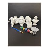 3D Hobby 3D Harry Potter Karakterleri 7 li Figür Boyama Seti - Kendin Boya Hobi ve Etkinlik Seti - Akrilik Boya + 14 Fırça