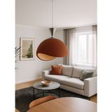3D Iskandinav Tarz Salon Oturma Odası Beton Avize(Plastik) - 1 - Kahverengi