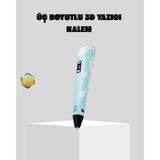 3D Kalem Ergonomik ve 1.75 mm Filament Destekli Fdm Yazıcı Kalemi - Belirtilmemiş