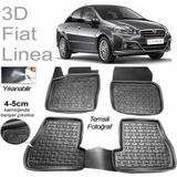 3D KAUÇUK PASPAS FİAT LİNEA SİYAH
