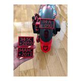 3d Kişiye Özel Plaka- Dekor , Scooter , Elektrikli Bisiklet Vb. (3M BANT ILE) plaka11