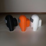 3D Layer Craft Among-Us Figür Oyuncak 3'lü Set