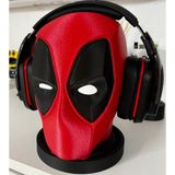 3D Layer Craft Deadpool Kulaklık Standı 20 cm Masaüstü Kulaklık Tutucu Sert Plastik Özellik