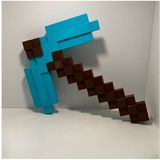3D Layer Craft Minecraft Elmas Kazma Figür Oyuncak 25 cm