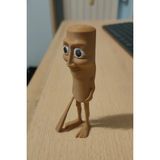 3D Layer Craft Tung Tung Tung Sahur Brainrot 20 cm Büyük Boy Karakter Figür Oyuncak