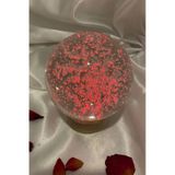 3D Led Işık Cam Küre Çok Işıklı Ahşap Hava Kabarcığı Büyük Boy 10 cm