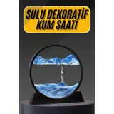3d Led Işıklı Kum Saati Gece Lambası Hareketli Sulu Kum Saati Dekoratif FRTKGT25DYMUCZZZZSULUKUMSAATİİİİİİ1