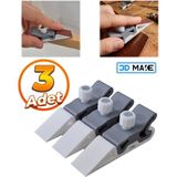 3D MAKE 3'lü Mini Zımpara Takozu Seti 17 x 74 mm Yüksek Performanslı Ergonomik Kullanım - 3 Adet