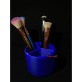 3D Makyaj Organizer, Mavi, Çok Katlı ve Şık Tasarım - Ahşap - Ceviz