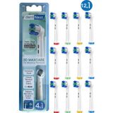 3D Maxcare - 3 Boyutlu Temiizlik Oral B Şarjlı Diş Fırçası Yedek Başlığı - 12 Adet Yedek Başlık