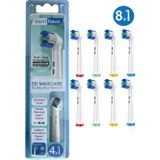 3D Maxcare - 3 Boyutlu Temiizlik Oral B Şarjlı Diş Fırçası Yedek Başlığı - 8 Adet Yedek Başlık