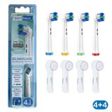 3d Maxcare - 3 Boyutlu Temiizlik Oral-b Uyumlu Diş Fırçası Başlığı + Fırça Koruma Kapağı