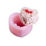 3D mücevher kutusu şekli silikon kalıp sabun mum yapımı DIY el yapımı zanaat çikolata reçine kil dekorasyon aracı