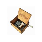 3D Nostaljik Harry Potter Kurmalı Ahşap Müzik Kutusu