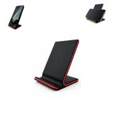 3D Özel Üretim Telefon Standı Telefon Tutucu Masaüstü vb. İçin Özel Tasarım (Ebat: 10,3 cm x 6,9 cm x 7 cm) (Siyah - Kırmızı)
