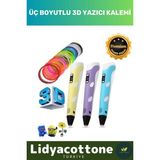 3D Pen Üç Boyutlu Yazıcı Kalem Printer Özel Üretim Bükülebilir Abs Plastik 3D Çocuk Renkli Filament - -- - Tek Ebat