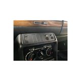 3D Printer Man Mercedes Benz W123 Orta Konsol Anahtar Paneli - ABS Plastik Siyah Renk (1976-1985 Uyumlu)