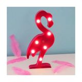 3D Sepetim LED Işıklı Flamingo Gece Lambası