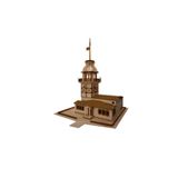 3D Sergi 3D Ahşap Puzzle - Kız Kulesi Maketi 197 Parça Boyanabilir Aktivite