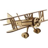 3D Sergi Curtiss Goshawk Uçak Maketi 50 Parça 3D Ahşap Model Yetişkinler ve Çocuklar İçin Eğlenceli