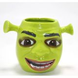 3D Shrek Tasarımı Porselen Kupa Bardak Alk4507