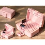 3D Snaxx Hafıza Kartı Saklama Kutusu (Sd & Micro Sd Kart Organizeri) 8X4X2 cm Taşınabilir Koruma Kutusu - Pembe