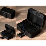 3D Snaxx Hafıza Kartı Saklama Kutusu (Sd & Micro Sd Kart Organizeri) 8X4X2 cm Taşınabilir Koruma Kutusu - Siyah